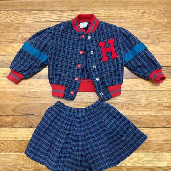 Vintage Health-tex Plaid Jacket & Short SetToddler 3TMade in USA